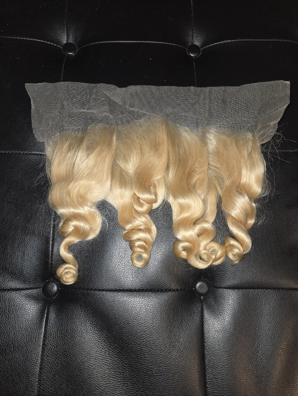 12" Raw Virgin Burmese Platinum Blonde Body Wave HD Lace Frontal